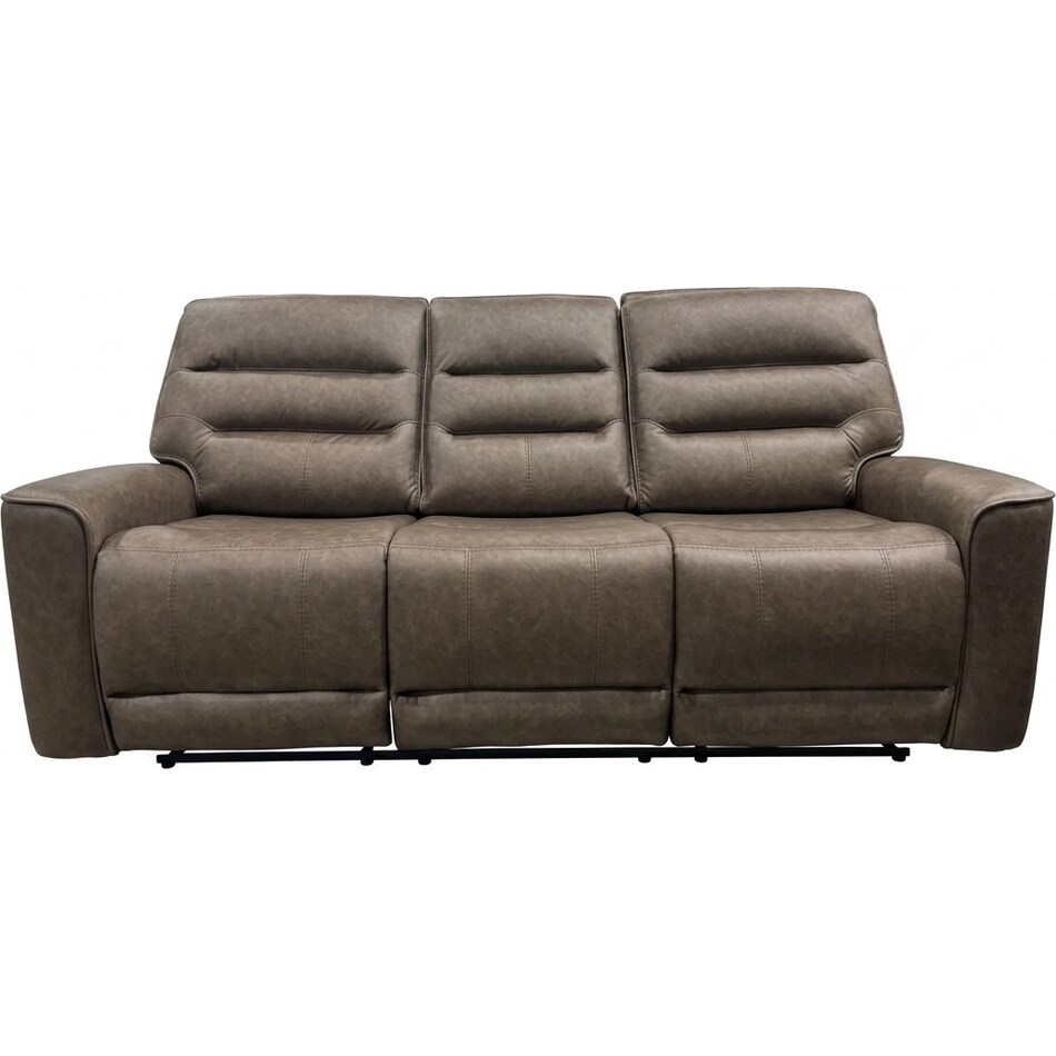larsen sydney brunette power reclining sofa   