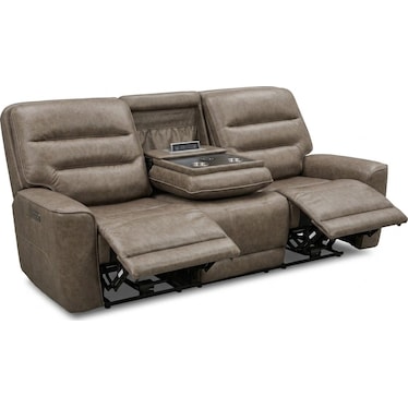 LARSEN TRIPLE POWER ZERO GRAVITY TRIPLE RECLINING SOFA