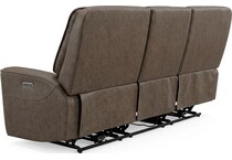 larsen sydney brunette power reclining sofa   