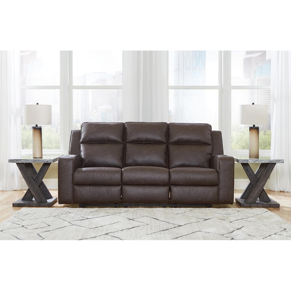 lavenhome brown reclining sofa   