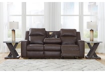 lavenhome brown reclining sofa   