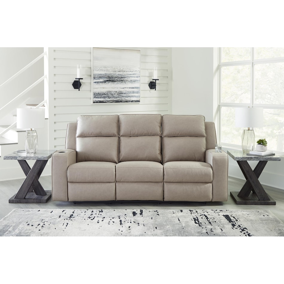 lavenhorne brown reclining sofa   