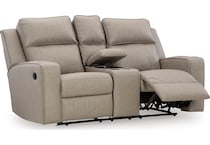 lavenhorne pebble reclining console loveseat   