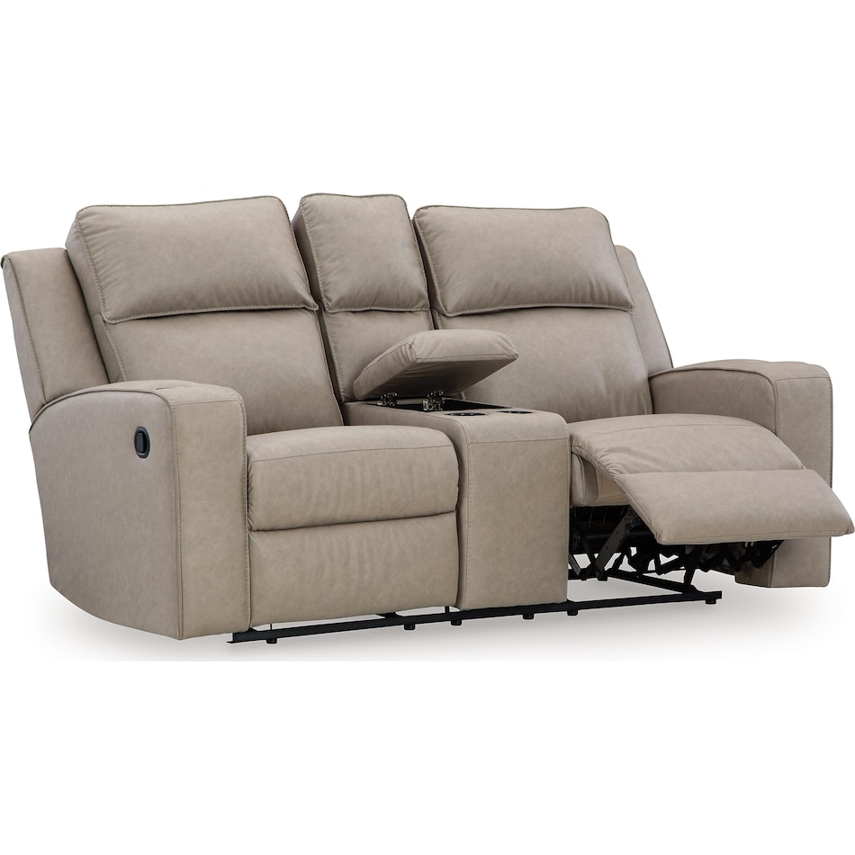 lavenhorne pebble reclining console loveseat   