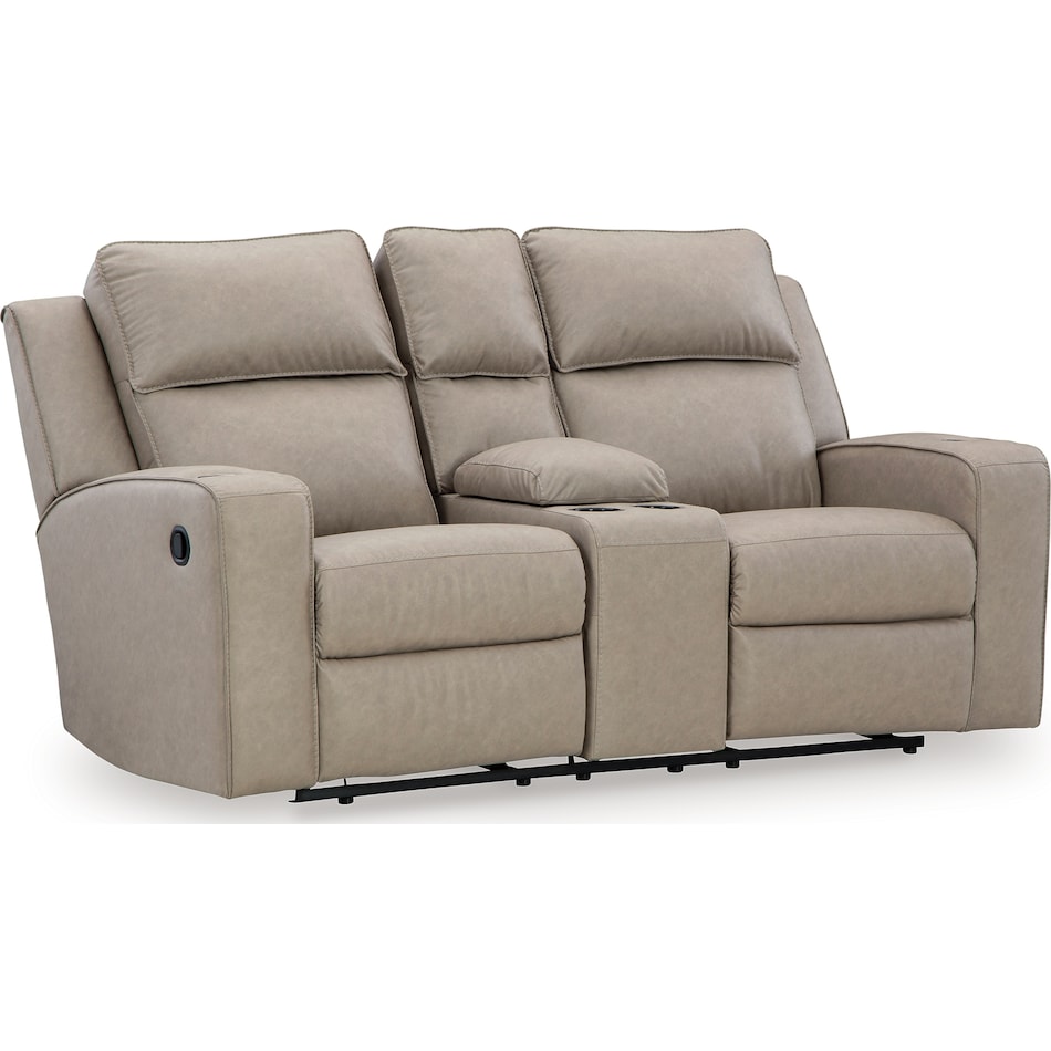 lavenhorne pebble reclining console loveseat   