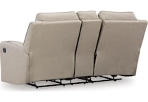 lavenhorne pebble reclining console loveseat   