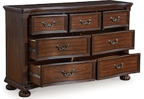 lavinton brown dresser   