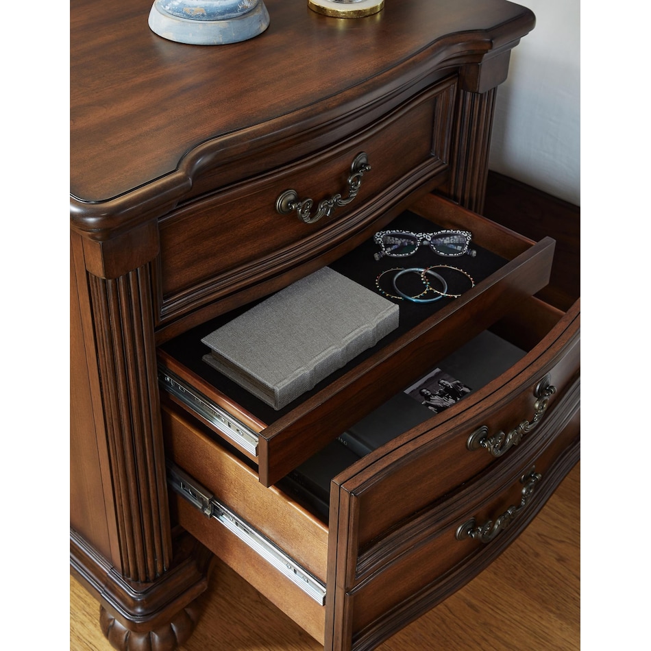 lavinton brown nightstand   