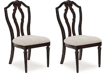 lavinton brown side chair   