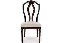 lavinton brown side chair   
