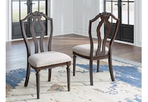 lavinton brown side chair   