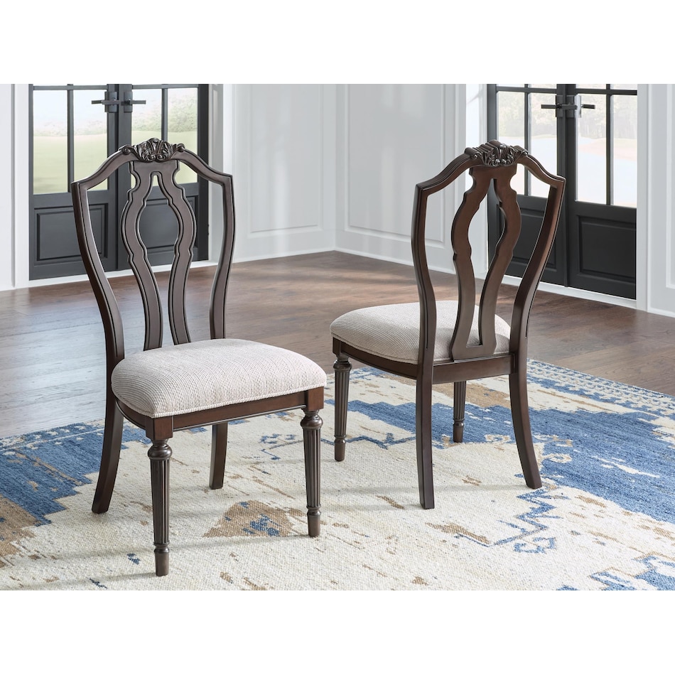 lavinton brown side chair   
