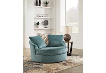 laylabrook teal accent chair   