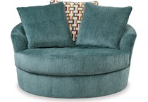 laylabrook teal accent chair   