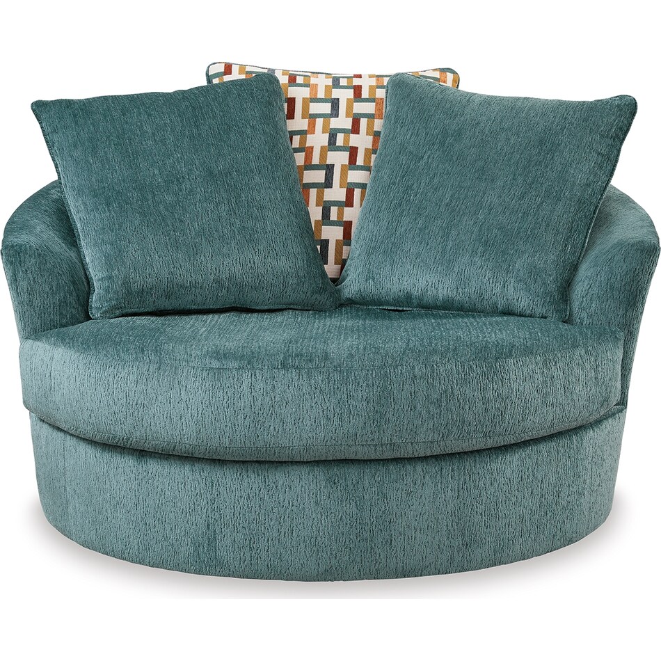 laylabrook teal accent chair   