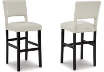 leektree ivory barstool   