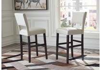 leektree ivory barstool   