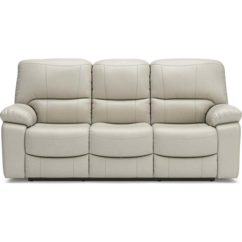 leesworth coconut power leather reclining sofa   