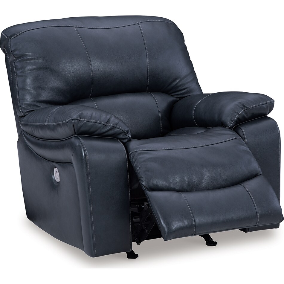 leesworth ocean power leather recliner   