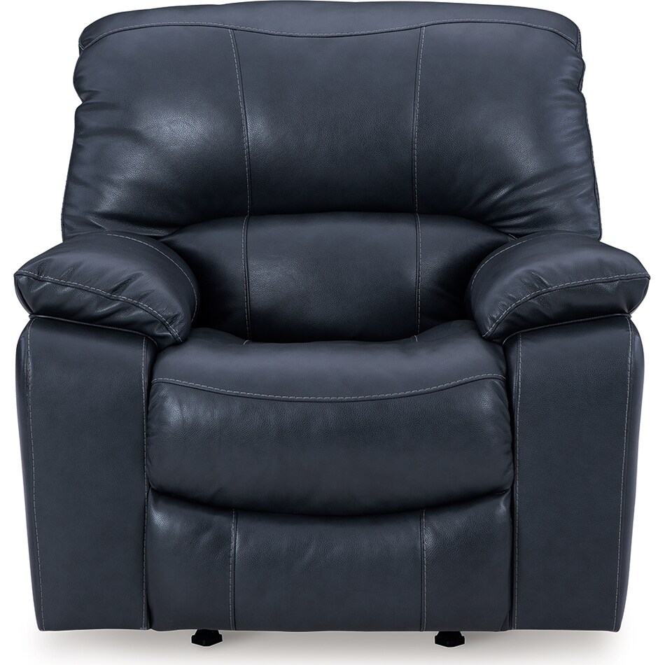 leesworth ocean power leather recliner   