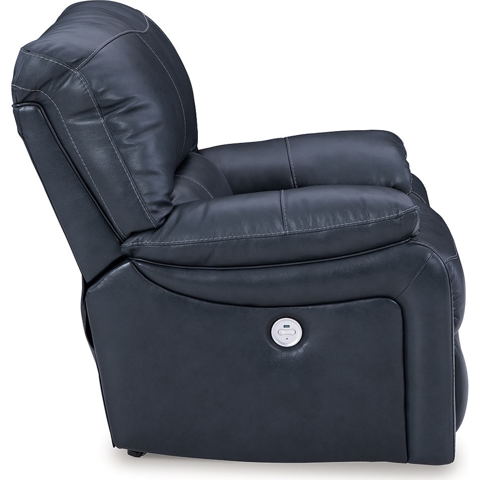 leesworth ocean power leather recliner   