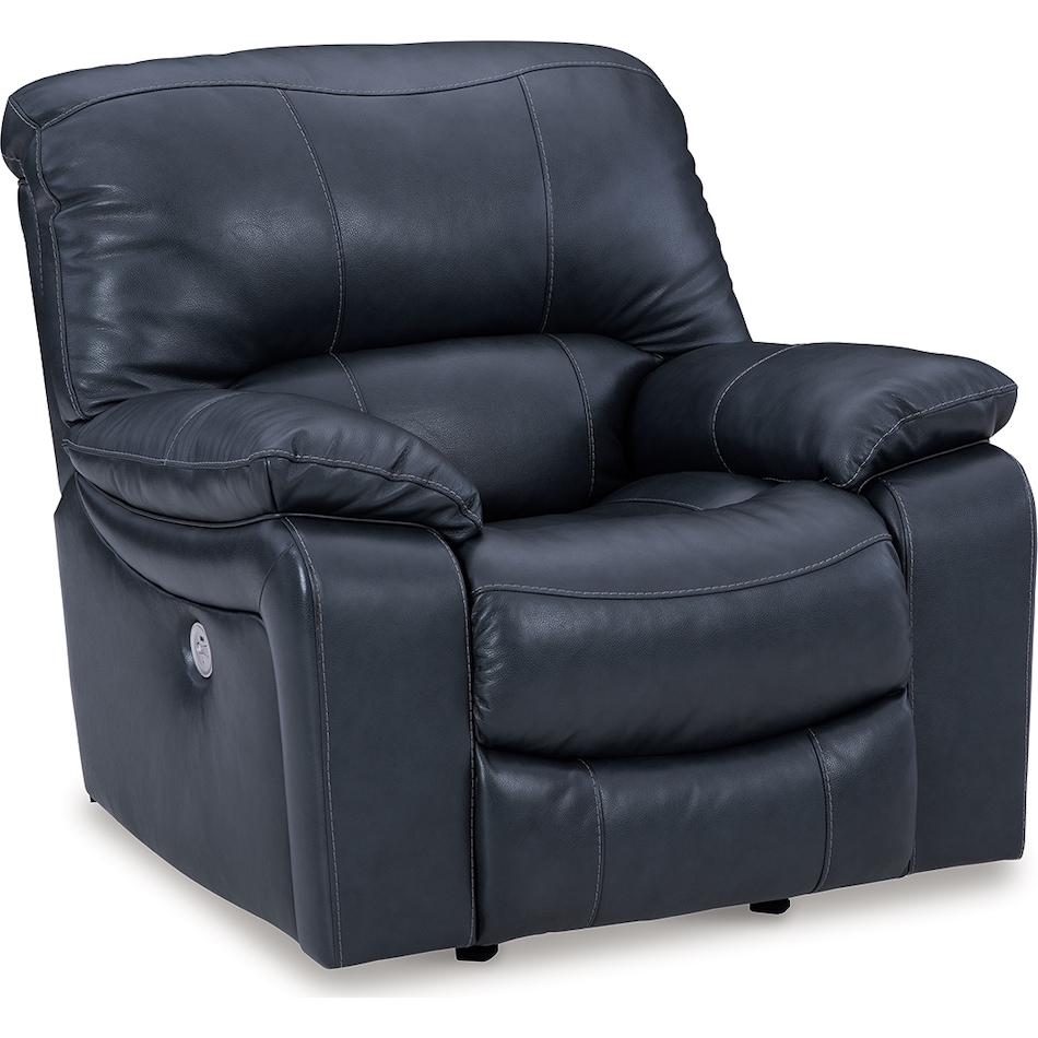 leesworth ocean power leather recliner   