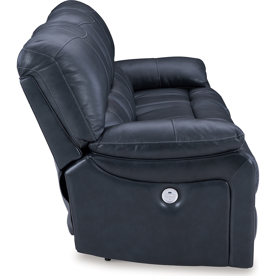 leesworth ocean power leather reclining sofa   