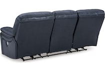 leesworth ocean power leather reclining sofa   