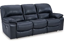leesworth ocean power leather reclining sofa   
