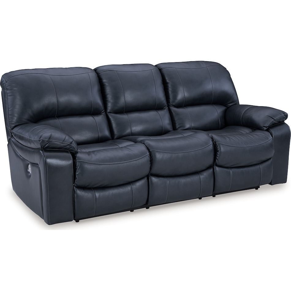 leesworth ocean power leather reclining sofa   
