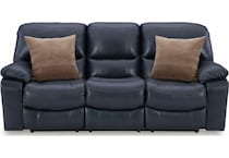 leesworth ocean power leather reclining sofa   