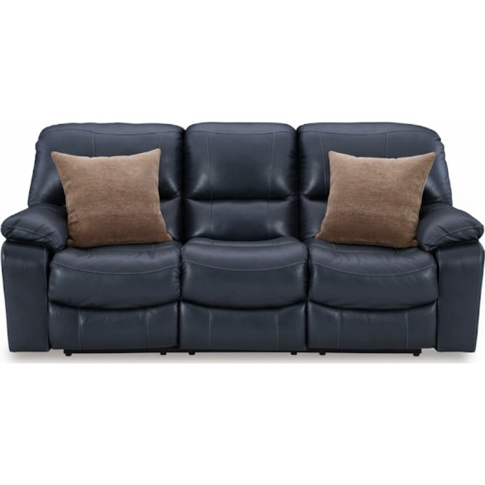 leesworth ocean power leather reclining sofa   