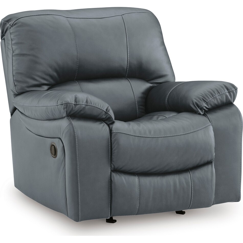 leesworth steel leather recliner   