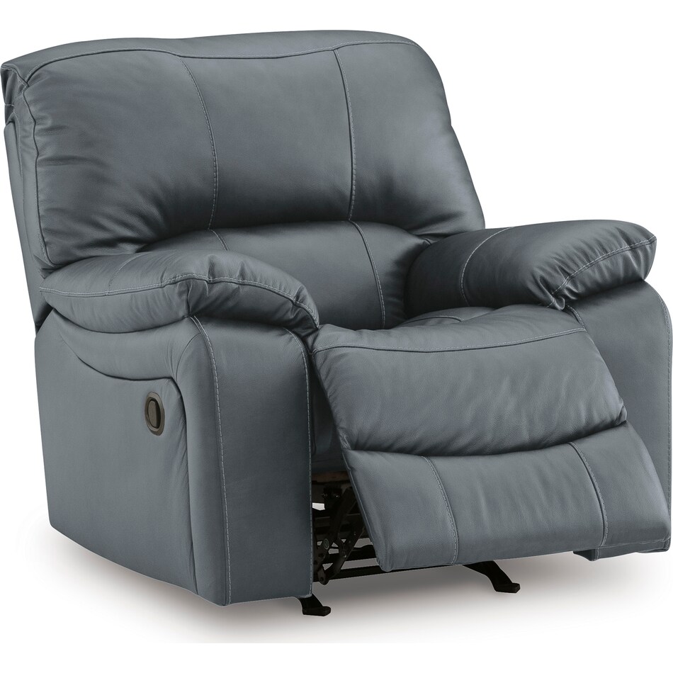 leesworth steel leather recliner   
