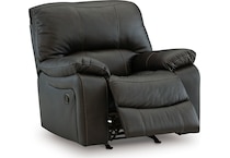 leesworth storm leather recliner   