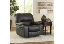 leesworth storm leather recliner   