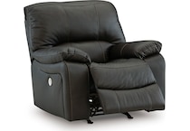 leesworth storm power leather recliner   