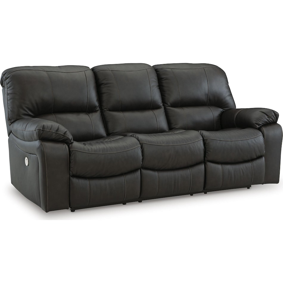 leesworth storm power leather reclining sofa   