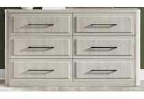 leia natural white dresser   
