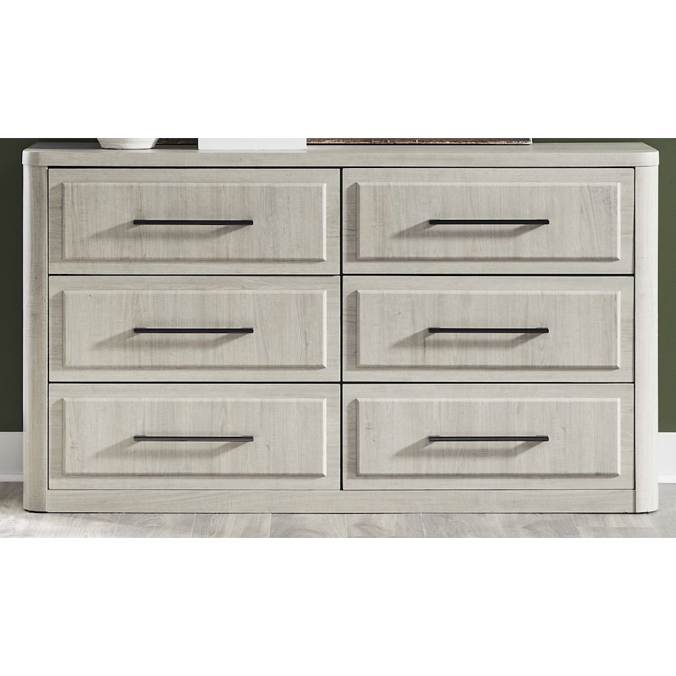 leia natural white dresser   