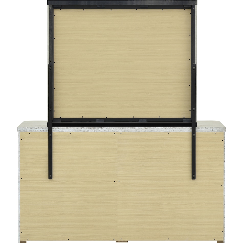 leia rubberwood solids w  paper laminate mirror   