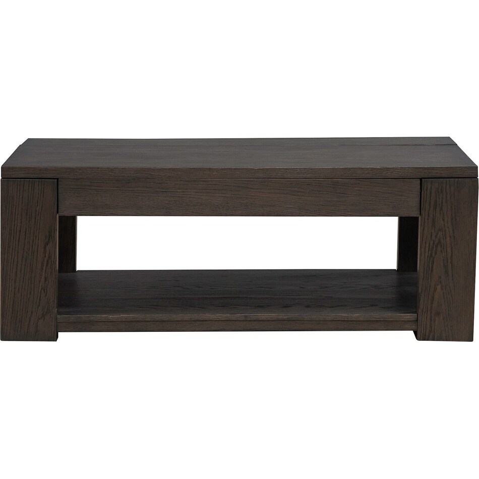 lennie bark cocktail table lift top   