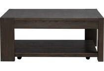 lennie bark cocktail table   