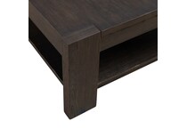 lennie bark cocktail table   