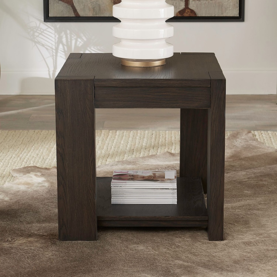 lennie bark end table   
