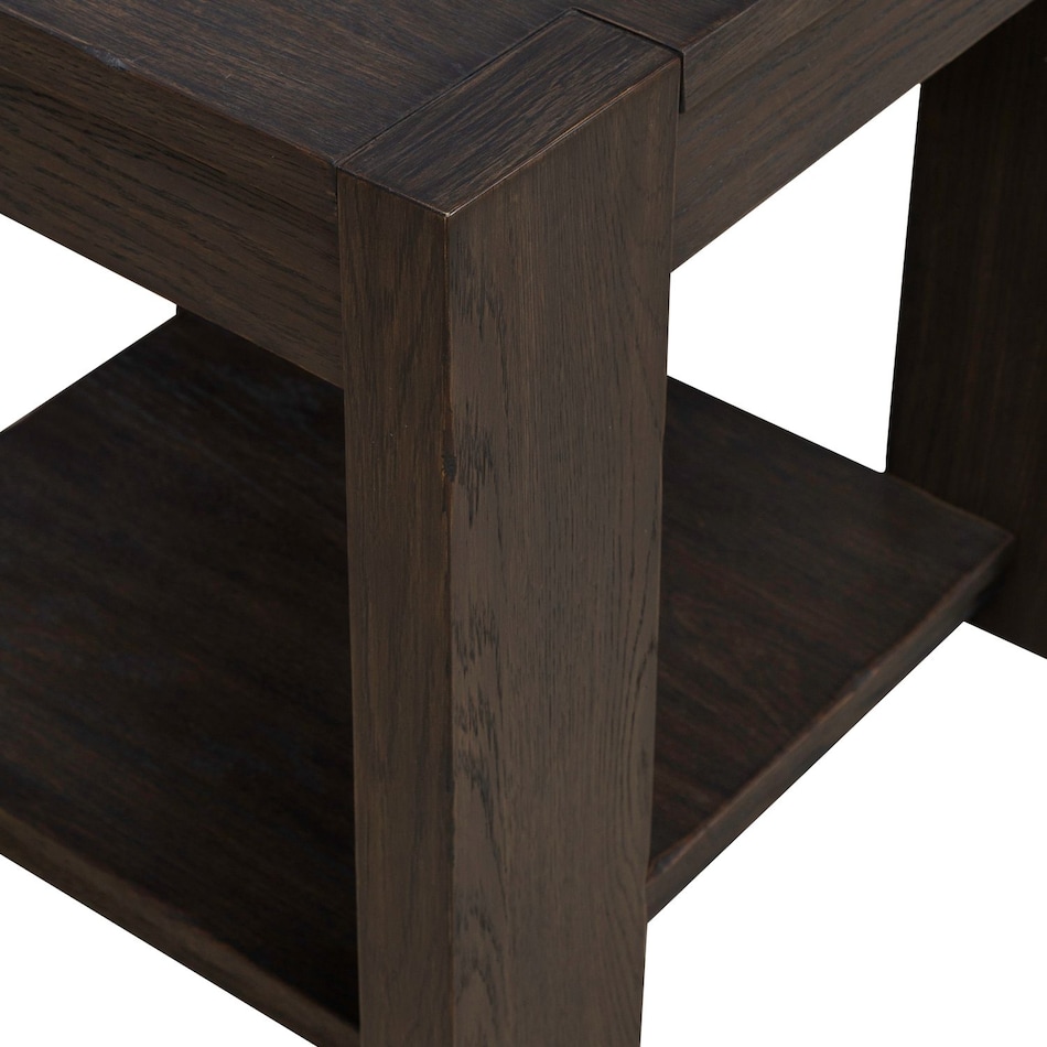 lennie bark end table   