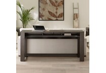 lennie bark sofa table   
