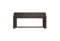 lennie bark sofa table   