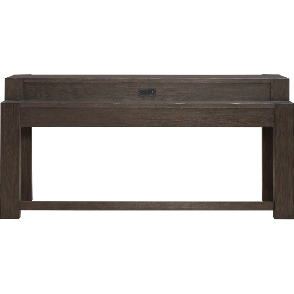 lennie bark sofa table   