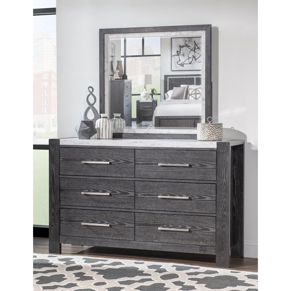 lennox espresso finish mirror